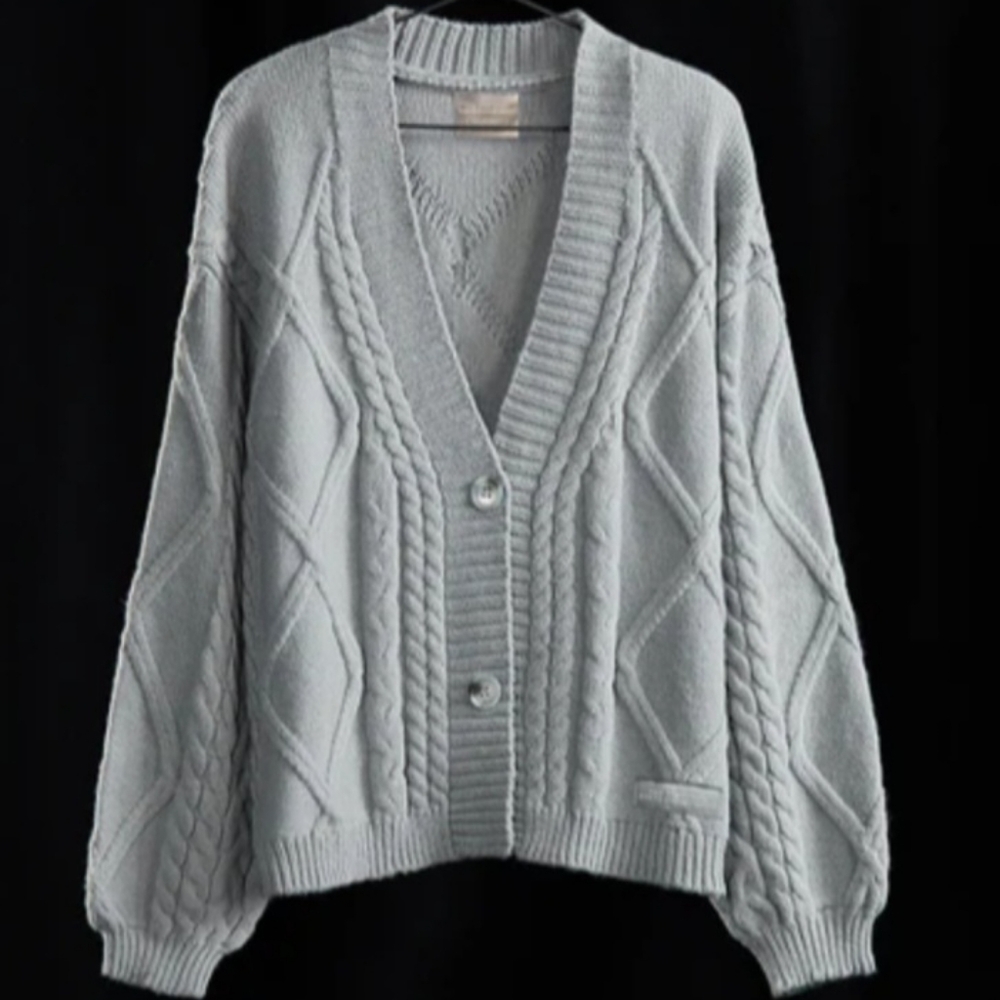 Taylor Swift - The Tortured Poets Department Gray Cardigan XS/S